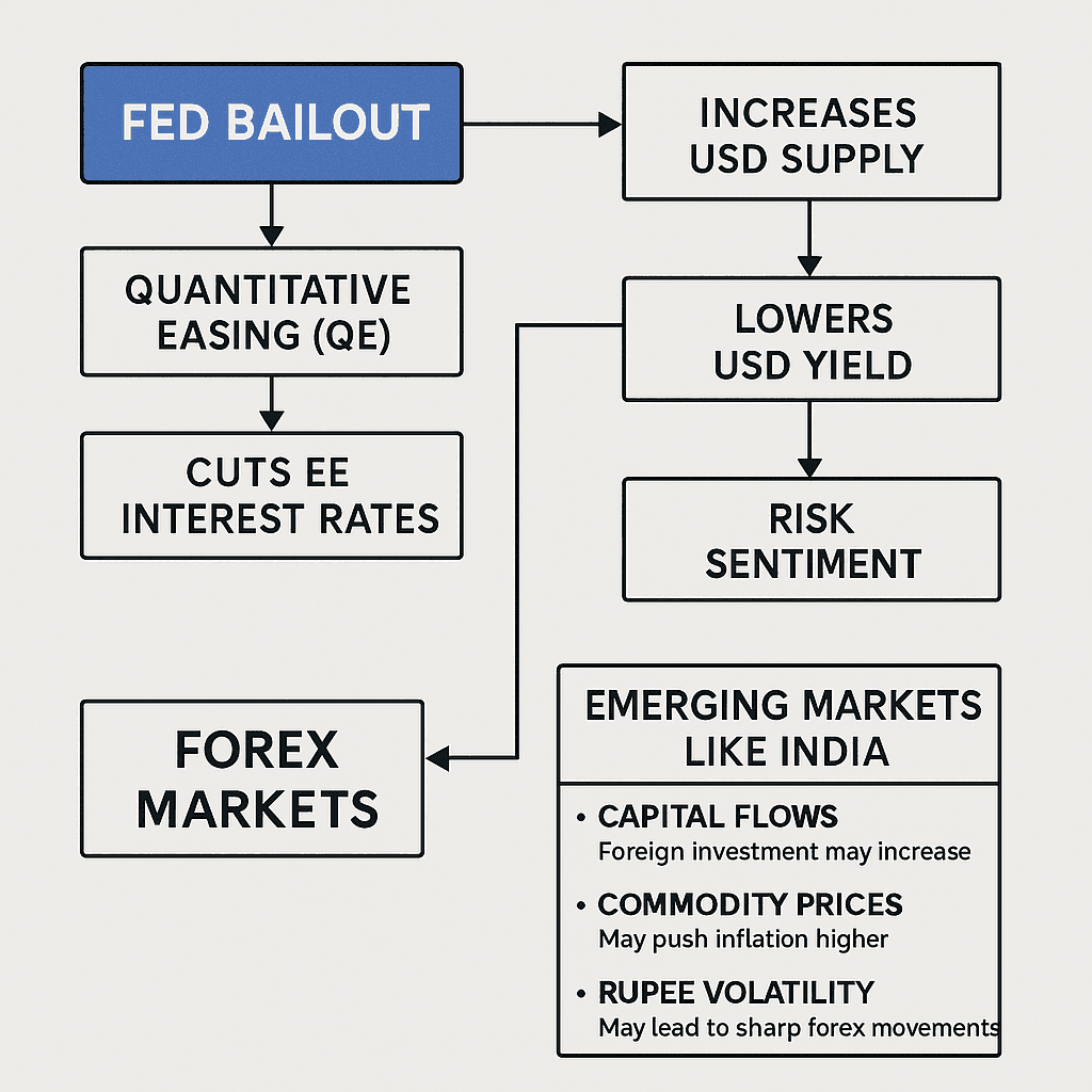 How Fed Bailouts Affect Forex Markets and Emerging Economies Like India